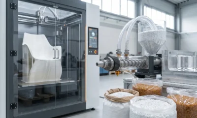 Modix MAMA-1000 pellet 3D printer economics for industrial buyers.